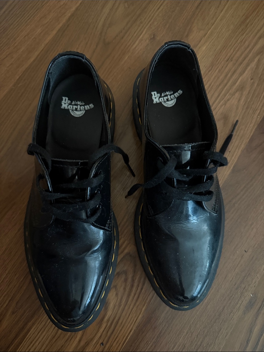 Dr. Martens Shiny Black Oxfords